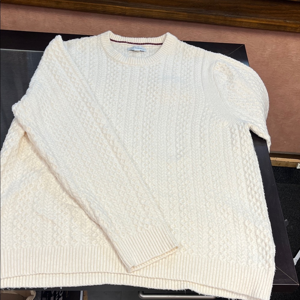 Free Assembly Men's Cream Sweater